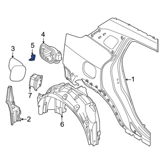 Nissan OE - Rear Fuel Filler Door Lock Actuator