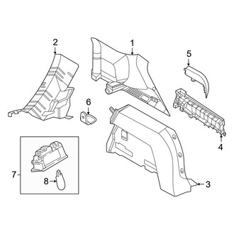 Nissan OE - Quarter Panel - Interior Trim