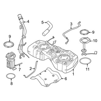 Nissan OE - Fuel System Components (AWD)