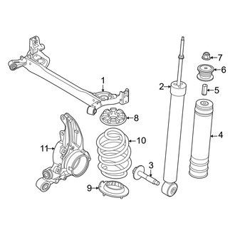 Nissan OE - Rear Suspension - Suspension Components (FWD)
