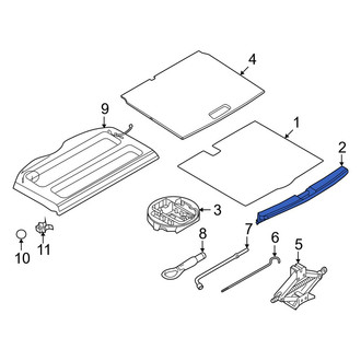 Nissan OE - Rear Liftgate Trim Scuff Plate