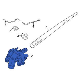 Nissan OE - Rear Wiper Motor