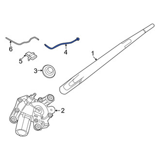 Nissan OE - Rear Back Glass Washer Nozzle