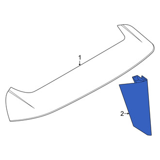 Nissan OE - Rear Left Spoiler