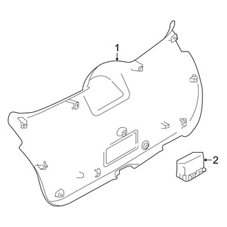 Nissan OE - Lift Gate - Interior Trim