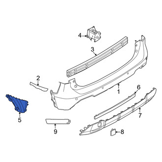 Nissan OE - Rear Bumper Trim