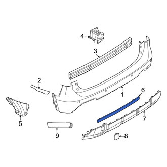 Nissan OE - Rear Bumper Impact Absorber
