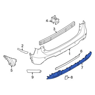 Nissan OE - Rear Bumper Trim