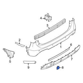 Nissan OE - Rear Tow Eye Cap