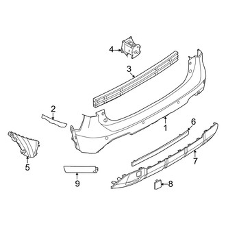 Nissan OE - Rear Bumper - Bumper & Components
