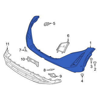 Nissan OE - Front Lower Bumper Cover