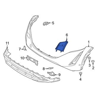 Nissan OE - Front Left Upper Bumper Cover Bracket
