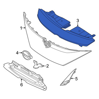 Nissan OE - Front Radiator Support Access Cover