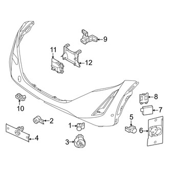 Nissan OE - Front Bumper & Grille - Electrical Components