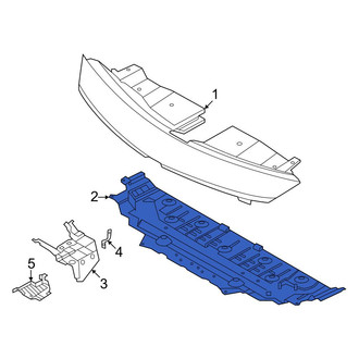 Nissan OE - Front Radiator Support Splash Shield