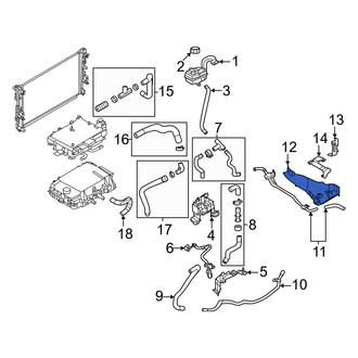 Nissan OE - Drive Motor Inverter Coolant Line Bracket