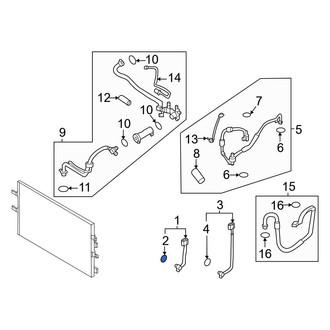 Nissan OE - A/C Refrigerant Line O-Ring