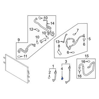Nissan OE - A/C Refrigerant Line O-Ring