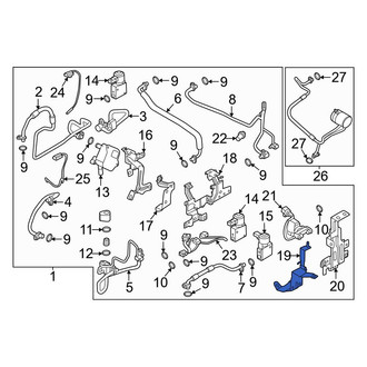 Nissan OE - A/C Expansion Valve Bracket