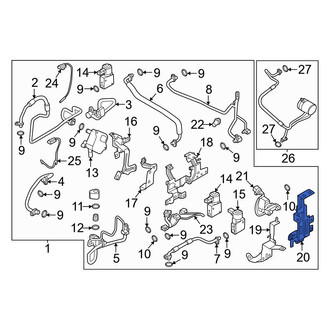 Nissan OE - A/C Expansion Valve Bracket