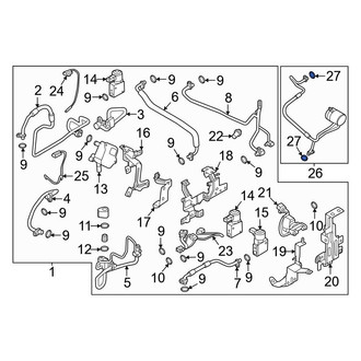 Nissan OE - A/C Refrigerant Line O-Ring