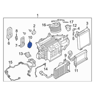 Nissan OE - HVAC Heater Core Insulator