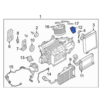 Nissan OE - Right HVAC Blend Door Actuator