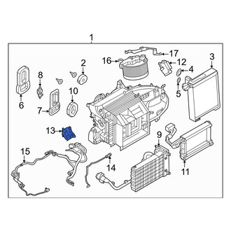 Nissan OE - Left HVAC Blend Door Actuator