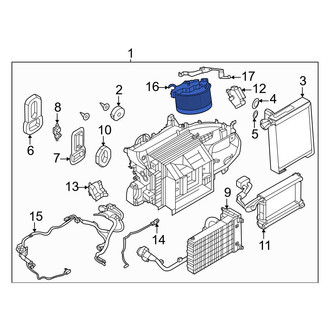 Nissan OE - HVAC Blower Motor Assembly