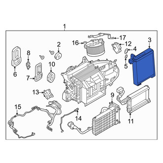 Nissan OE - A/C Evaporator Core