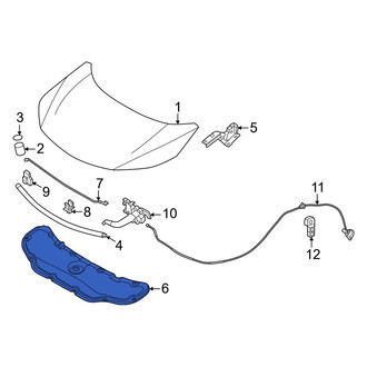 Nissan OE - Front Hood Insulation Pad