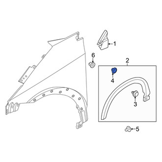 Nissan OE - Wheel Arch Molding Clip