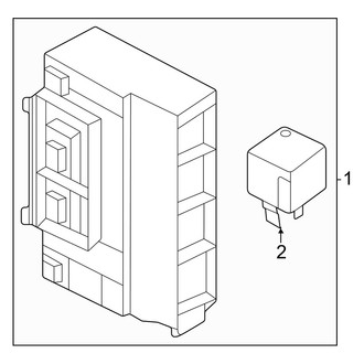 Nissan OE - Electrical - Fuse & Relay (Instrument Panel)