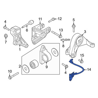 Nissan OE - Front Body Electrical Ground Strap