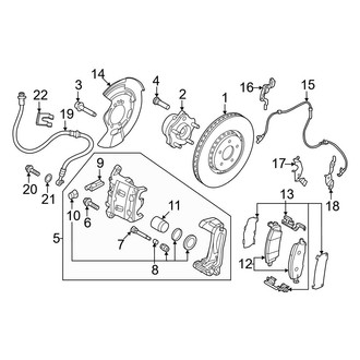 Nissan OE - Front Suspension - Brake Components (Standard Range)