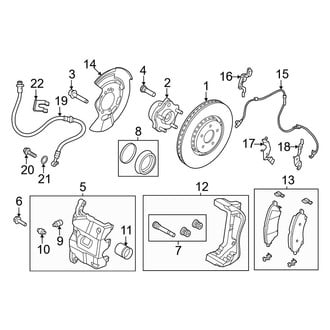 Nissan OE - Front Suspension - Brake Components (Extended Range)