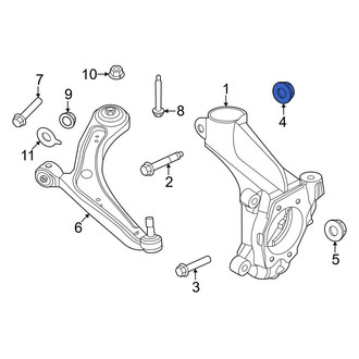 Nissan OE - Lower Steering Knuckle Nut