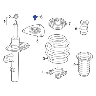 Nissan OE - Suspension Strut Mount Bolt