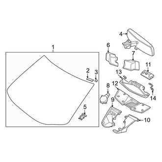 Nissan OE - Windshield Glass