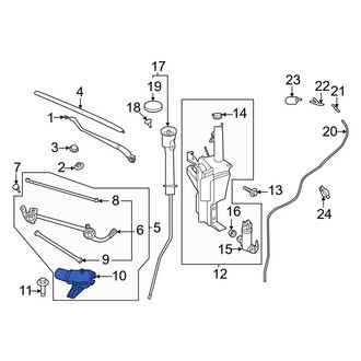 Nissan OE - Front Wiper Motor