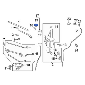 Nissan OE - Front Washer Fluid Reservoir Cap
