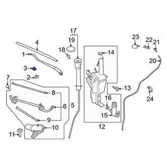 Nissan OE - Wiper Arm Cap