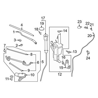 Nissan OE - Front Wiper Motor