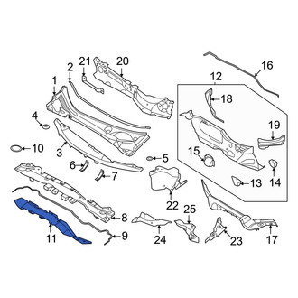 Nissan OE - Cowl Plenum Panel