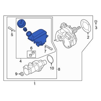 Nissan OE - Brake Master Cylinder Reservoir