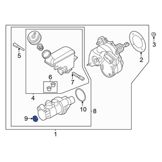 Nissan OE - Brake Master Cylinder Nut