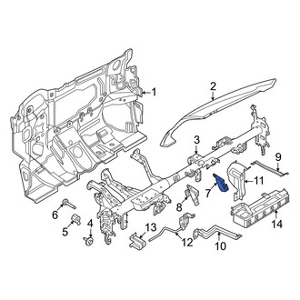 Nissan OE - Right Radio Bracket