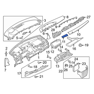 Nissan OE - Left Instrument Panel Molding