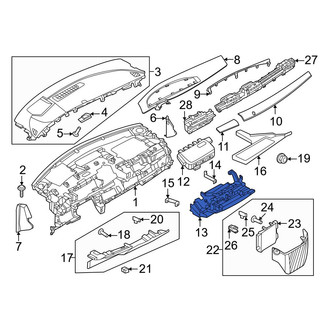 Nissan OE - Center Instrument Panel Trim Panel
