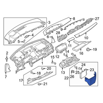 Nissan OE - Lower Instrument Panel Trim Panel